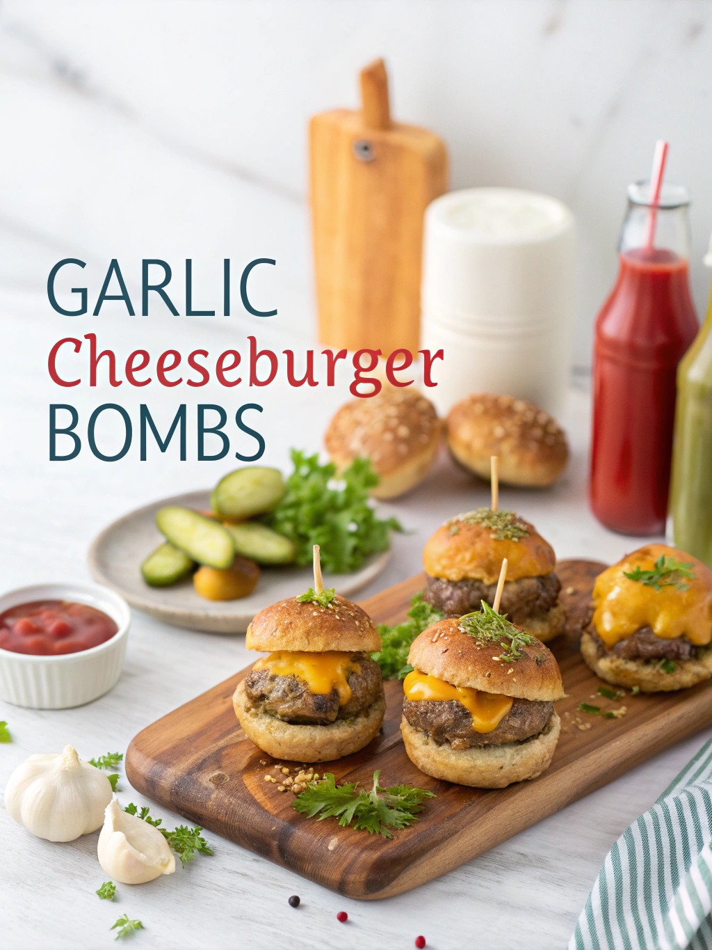 Garlic Cheeseburger Bombs: 7 Amazing Secrets To Perfect Cheese Pull 4 garlic cheeseburger bombs
