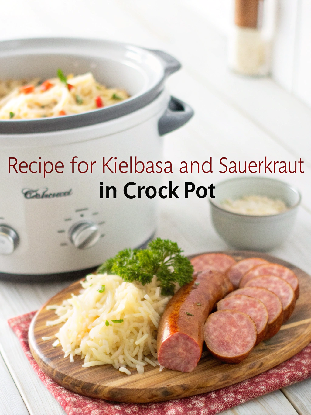 Recipe for Kielbasa and Sauerkraut in Crock Pot: Simple 6-Step Homemade Comfort 4 recipe for kielbasa and sauerkraut in crock pot