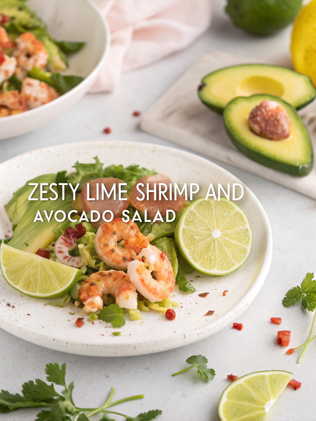 Zesty Lime Shrimp and Avocado Salad: Fresh 20-Minute Protein-Packed Meal 4 zesty lime shrimp and avocado salad